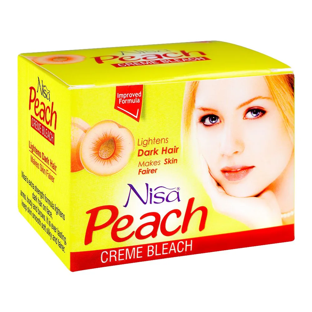Nisa Peach Creme Bleach, 45g
