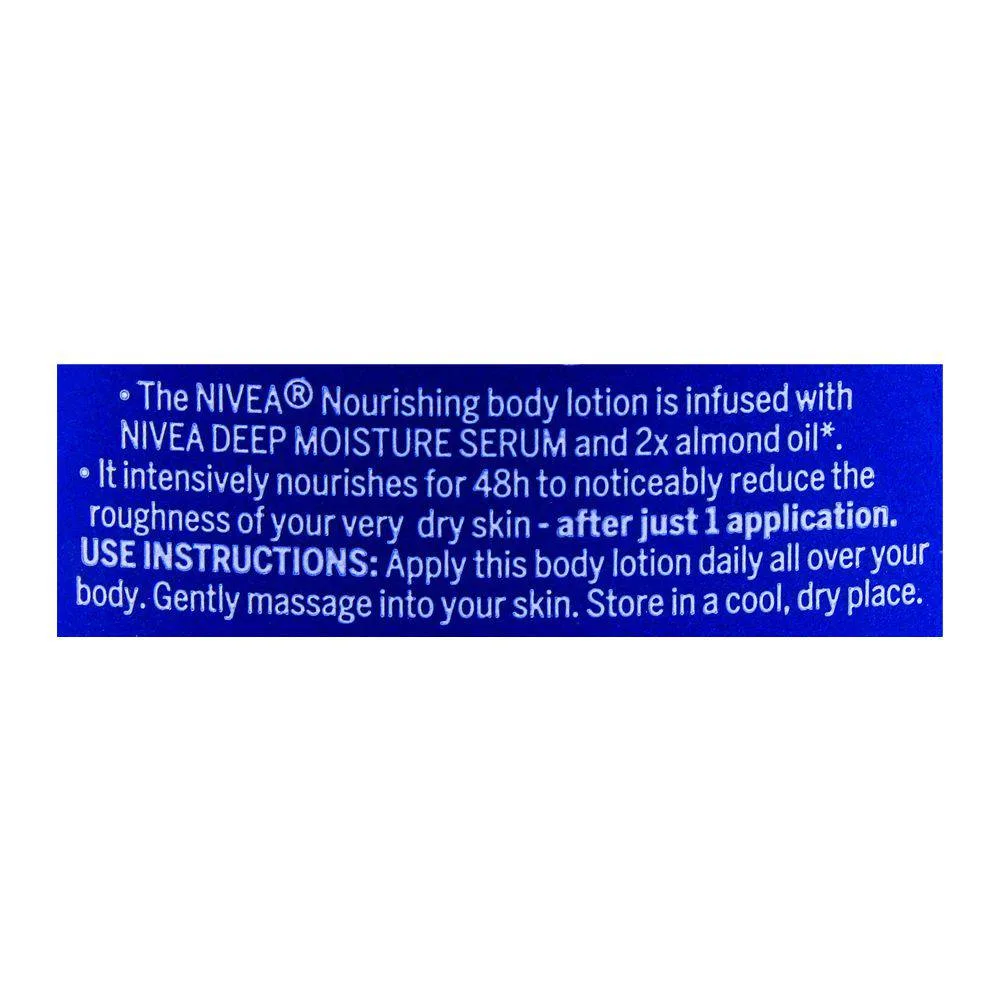 Comfortable casual nivea 48h nourishing body lotion, deep moisture serum, 250ml