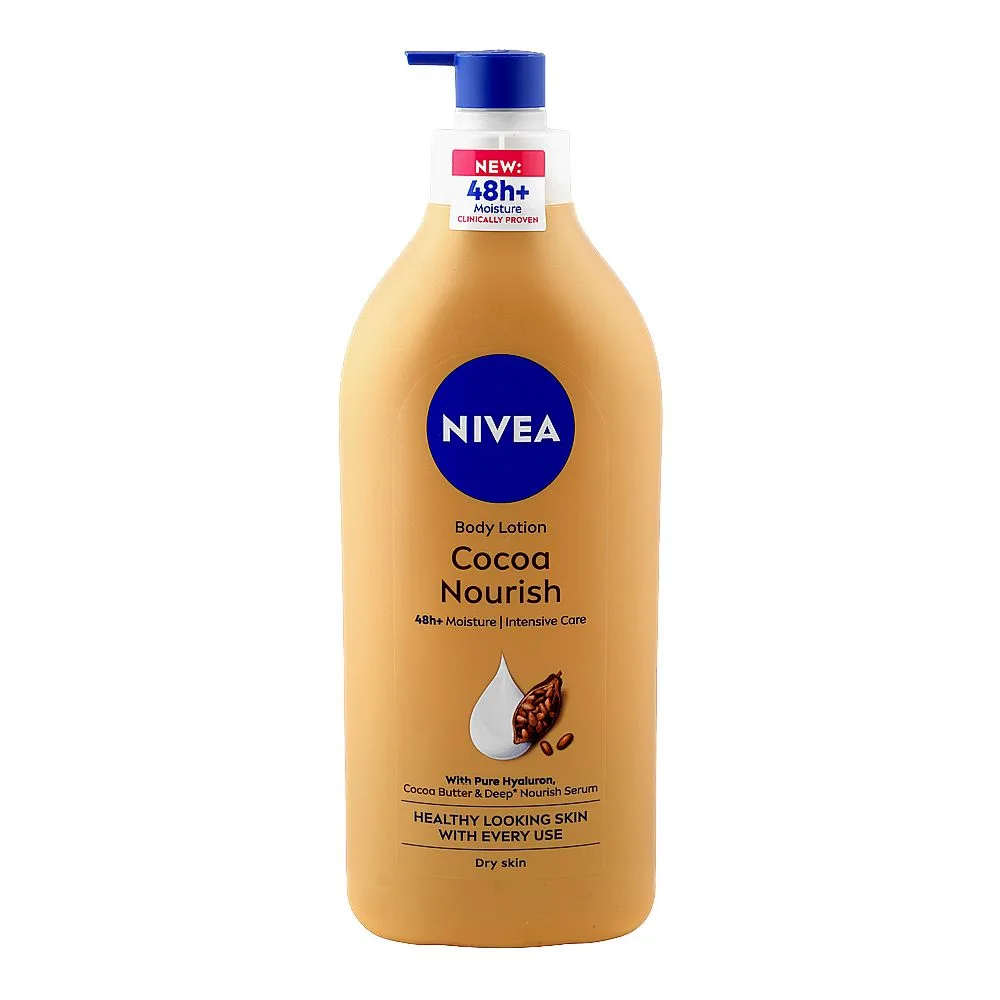 Nivea Cocoa Nourish Cocoa Butter Deep Nourish Serum Body Lotion, For Dry Skin, 625ml