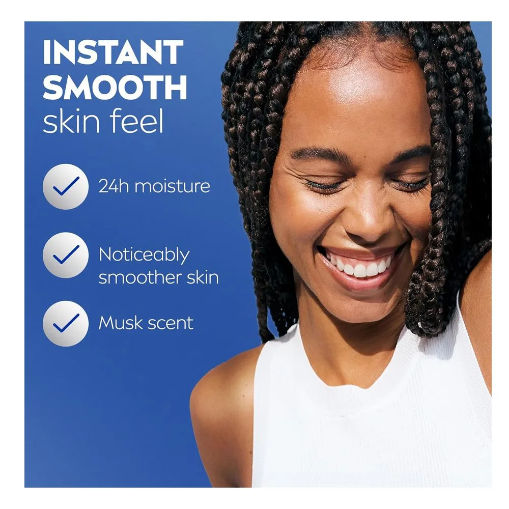 Premium everyday wear nivea sensual musk body lotion, normal to dry skin, 400ml