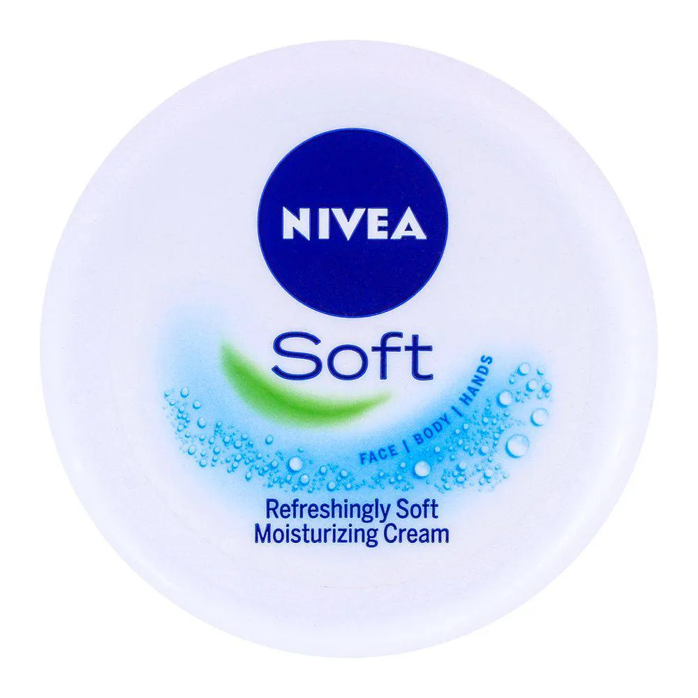 Side view of nivea soft refreshingly soft moisturizing cream 300ml