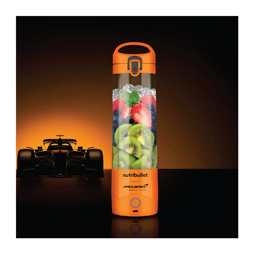 Premium everyday wear nutribullet rechargeable portable blender mclaren, 100w, 590ml, papaya, nb-mc475pa