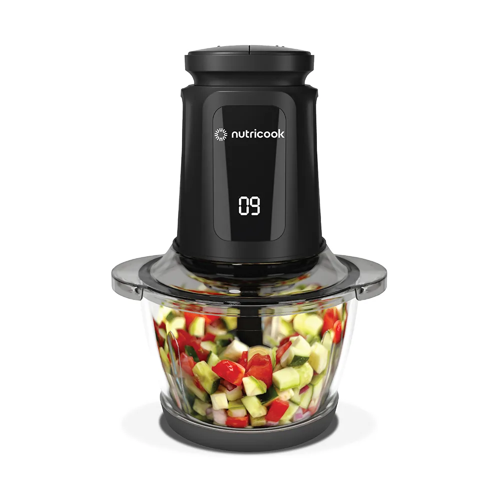 Comfortable casual nutricook choppi xxxl with digital timer, 500w, 2 x 3 liters bowl, nc-ch6000