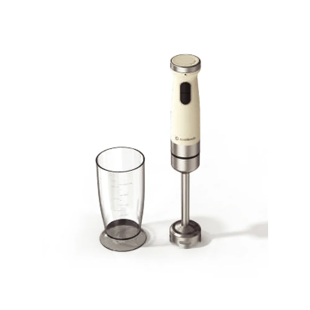 Nutricook Essentials Immersion Blender, Beige, 1200W, 220–240V, 600ml Beaker, NC-HB150BG