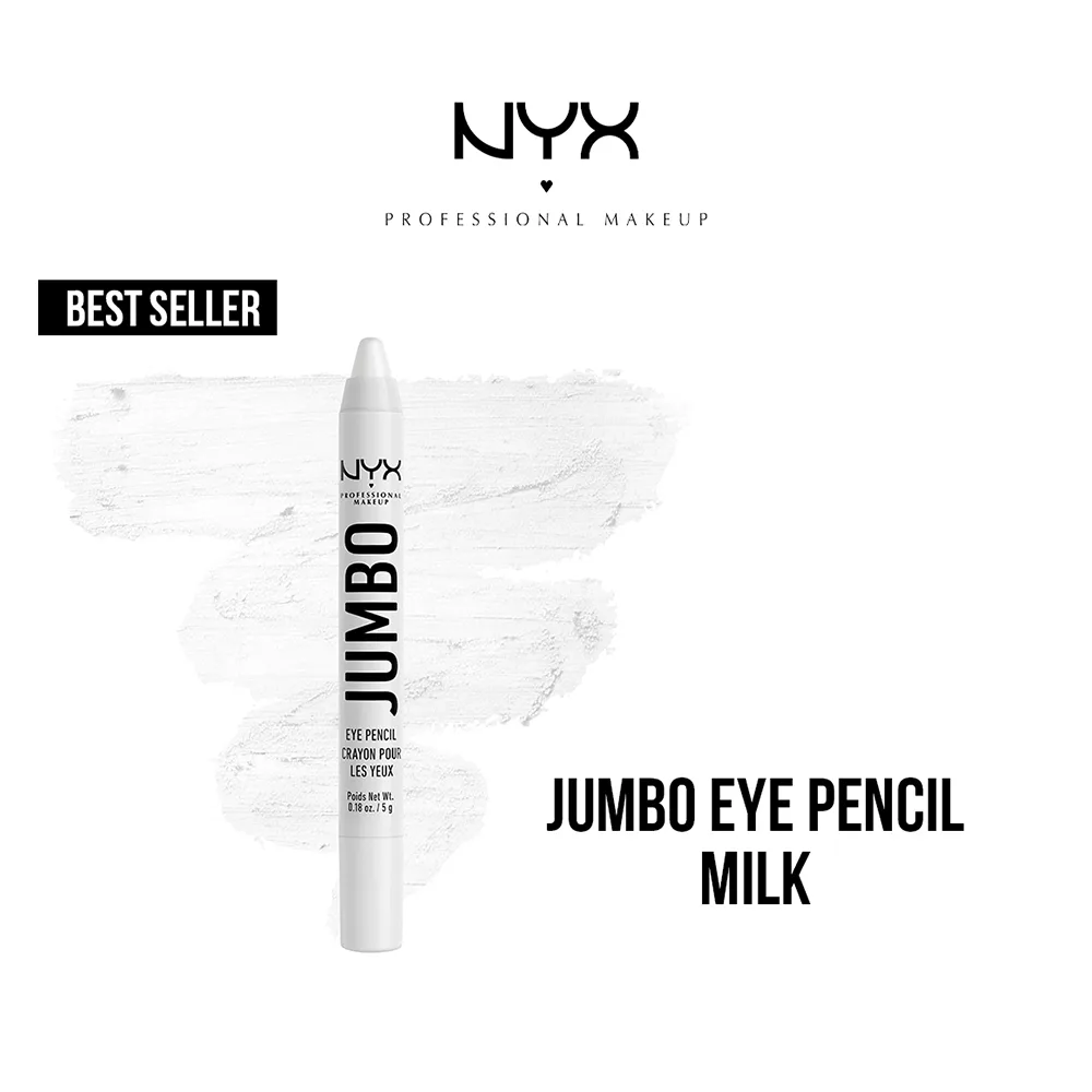 Comfortable casual nyx jumbo eye pencil, 604 milk