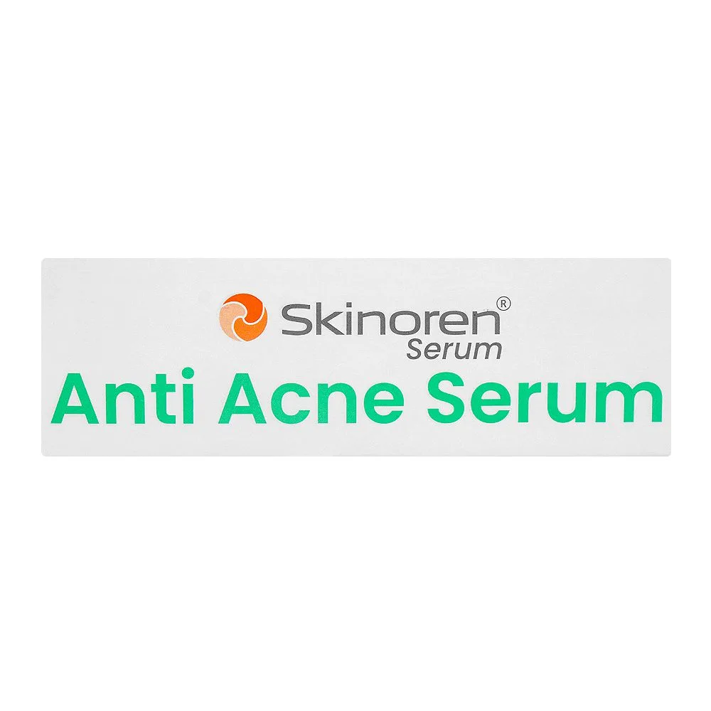 Side view of obs pharmaceuticals skinoren anti acne serum, 20ml
