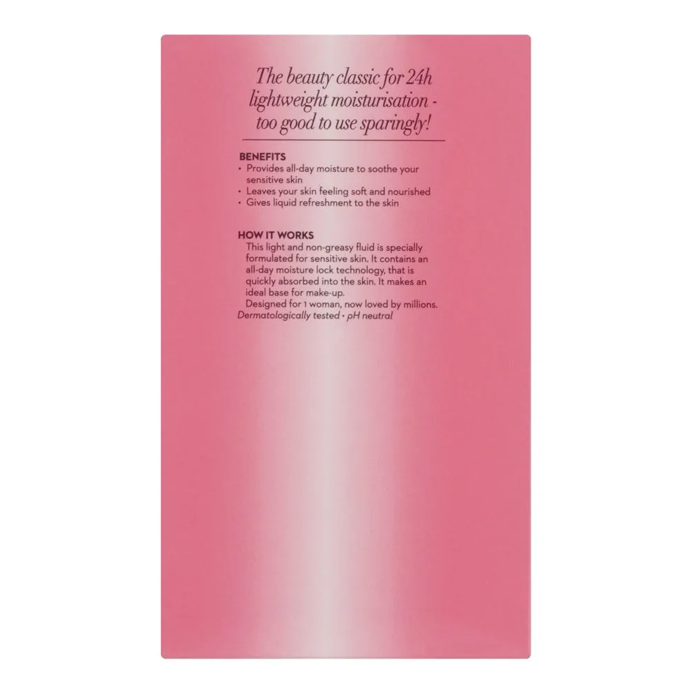 Comfortable casual olay beauty fluid moisturiser sensitive face & body fluid, 200ml