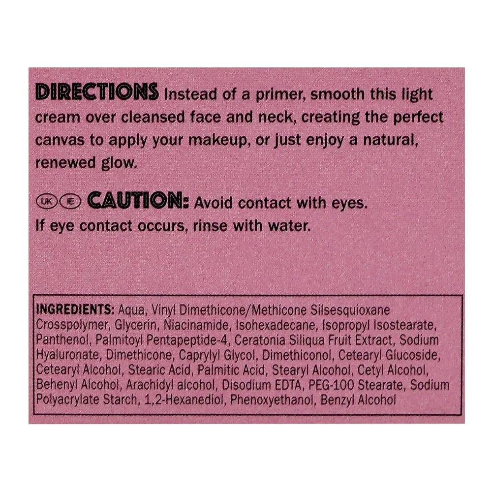 Close-up design of olay regenerist glow hydrating primer and day cream, for radiant skin, 50ml