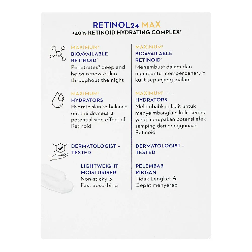 Comfortable casual olay regenerist retinol 24 max night moisturiser, glycerin, niacinamide, for fine lines & wrinkles, 50g