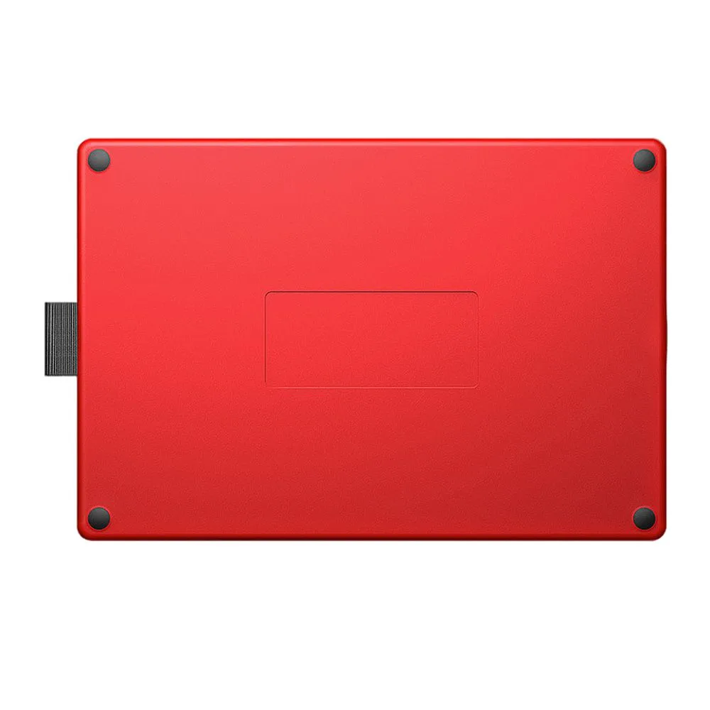 Side view of one by wacom creative pen tablet, small, black, ctl-472/ko-c