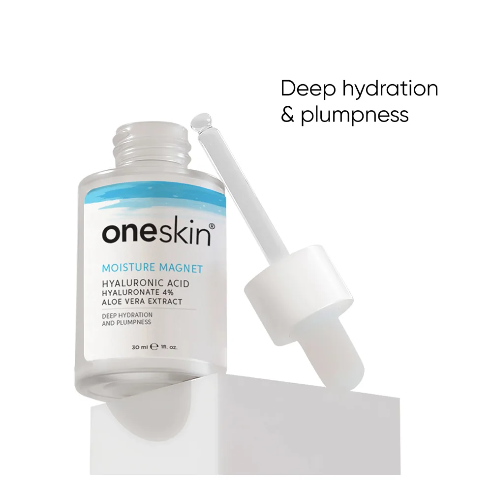 Oneskin Moisture Magnet Serum with Hyaluronic Acid 4% & Aloe Vera, 30ml