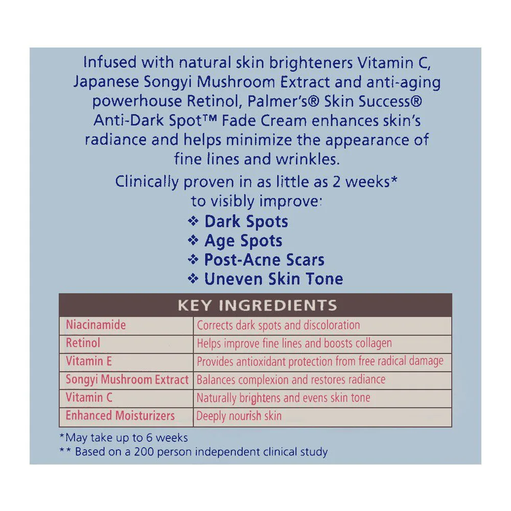 Comfortable casual palmer's skin success fade cream regular 75gm