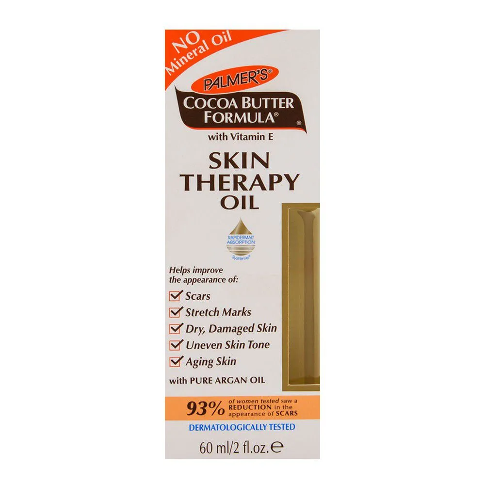 Side view of palmer's skin therapy oil 60ml