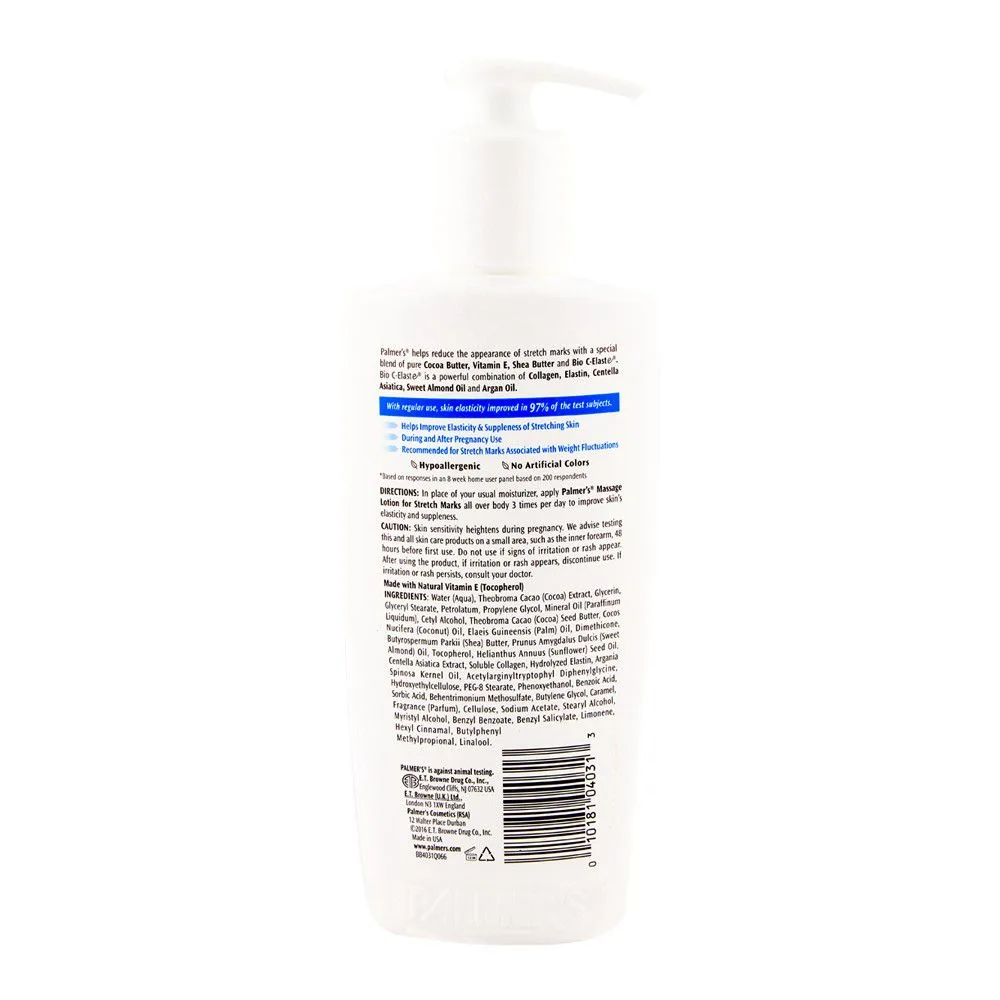 Side view of palmer's stretch marks lotion 200ml