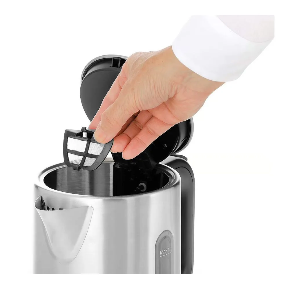 Comfortable casual panasonic electric kettle, 1.7l, silver, nc-k301