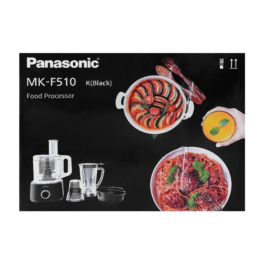 Comfortable casual panasonic food processor 9-in-1, 800w, k-black, mk-f510ktz