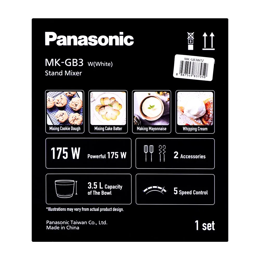 Comfortable casual panasonic stand mixer, 175w, mk-gb3