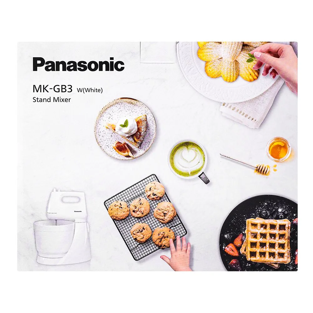 Close-up design of panasonic stand mixer, 175w, mk-gb3
