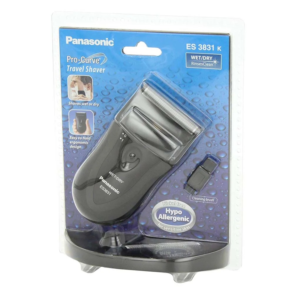 Comfortable casual panasonic wet/dry washable electric travel shaver es3831-k