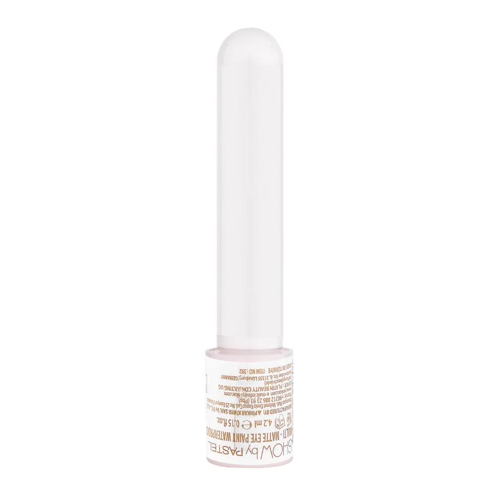 Side view of pastel multi-matte eye paint waterproof liquid eyeshadow & eyeliner, 4.2ml, no. 80