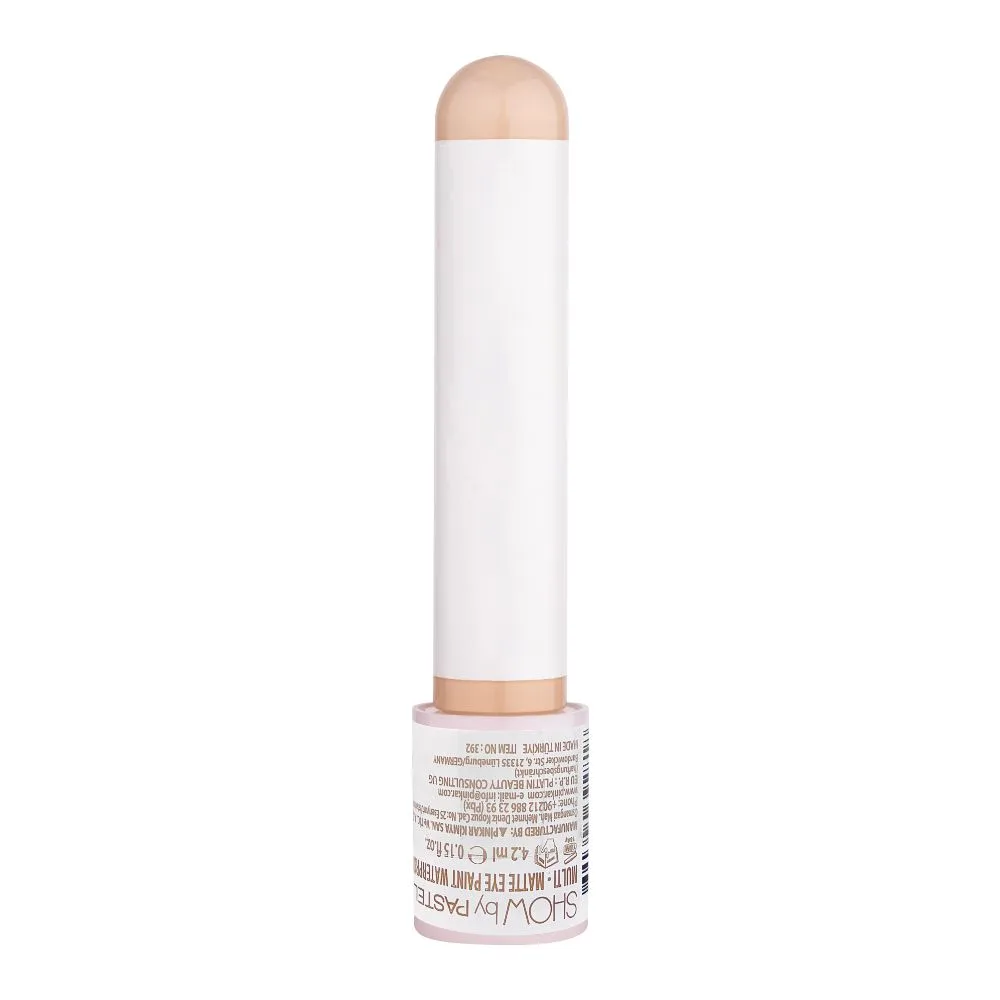 Side view of pastel multi-matte eye paint waterproof liquid eyeshadow & eyeliner, 4.2ml, no. 81