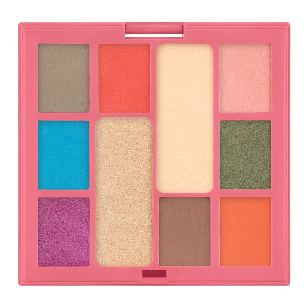 Side view of pastel show your style eyeshadow set, artsy