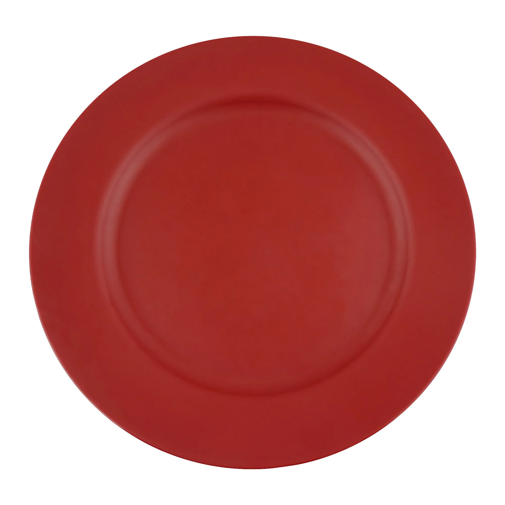 Patex Studios Matt Rice Plate, Red, 1-Pack
