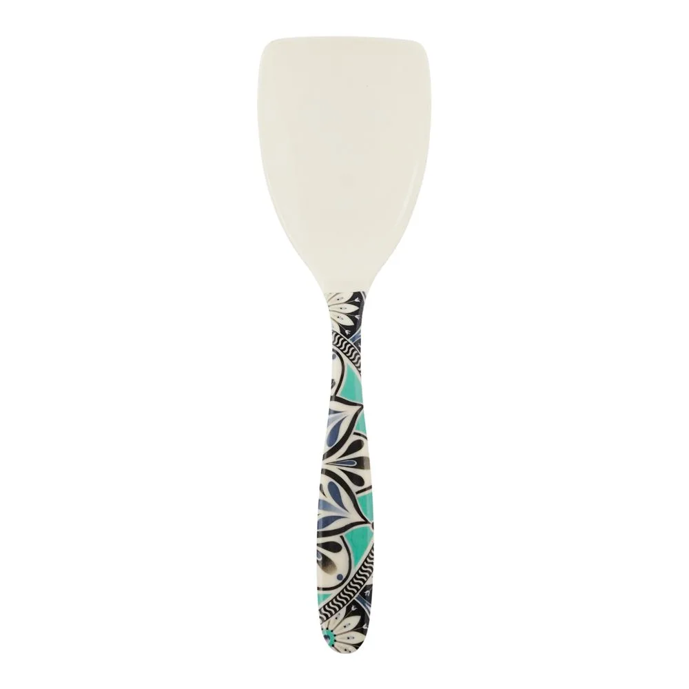 Side view of patex studios rice tray spoon