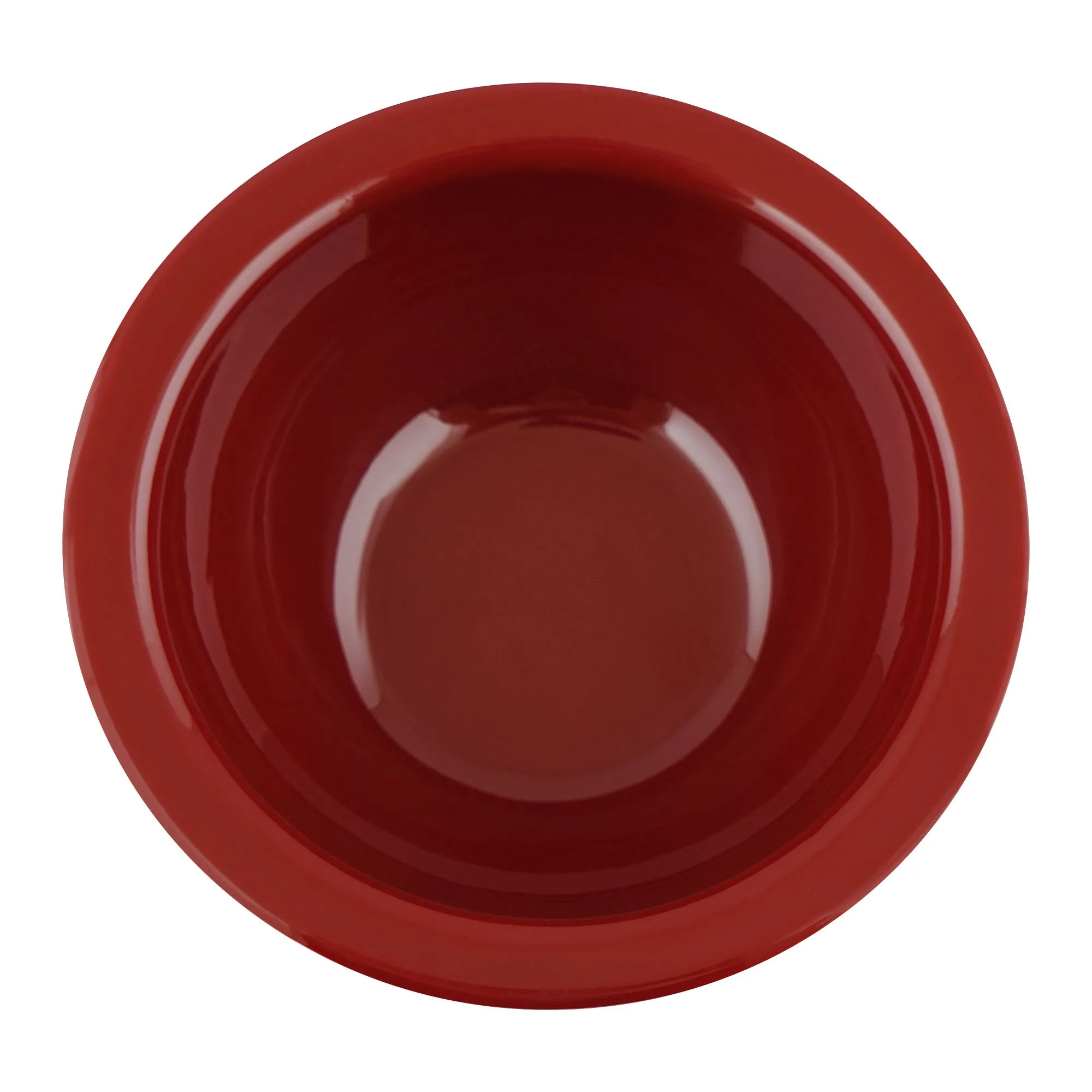 Side view of patex studios sweet bowl, 1-pack, red