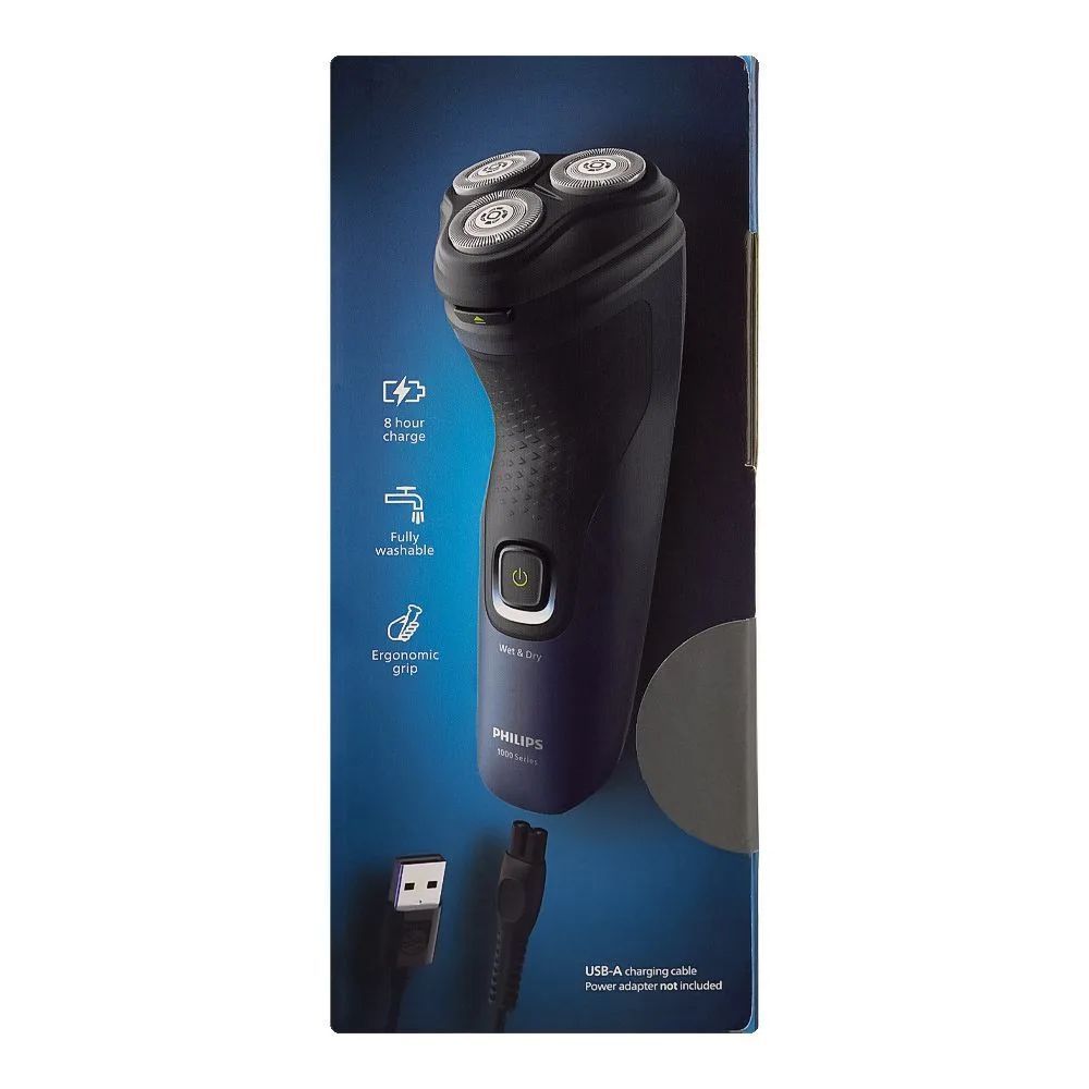 Premium everyday wear philips 1000 series wet & dry electric shaver, s1151/00