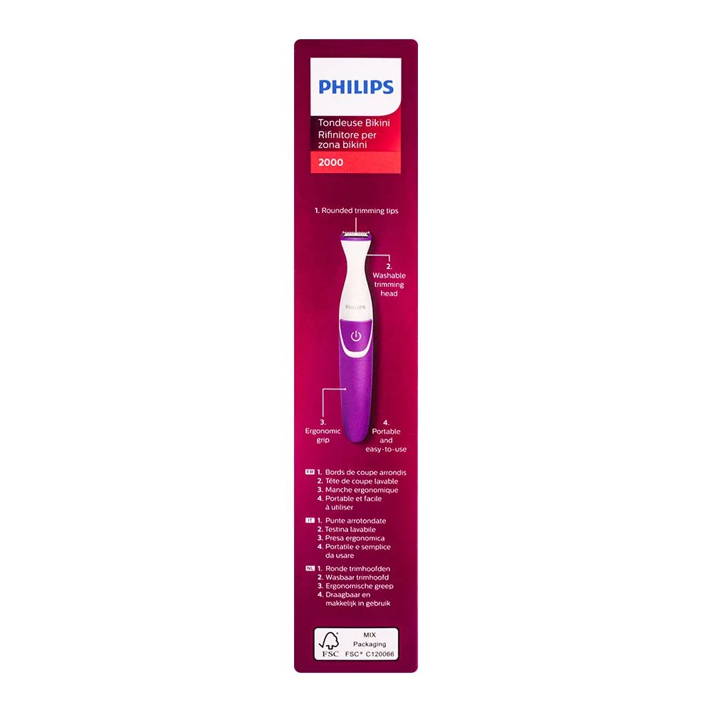 Comfortable casual philips 2000 bikini trimmer, brt383/15