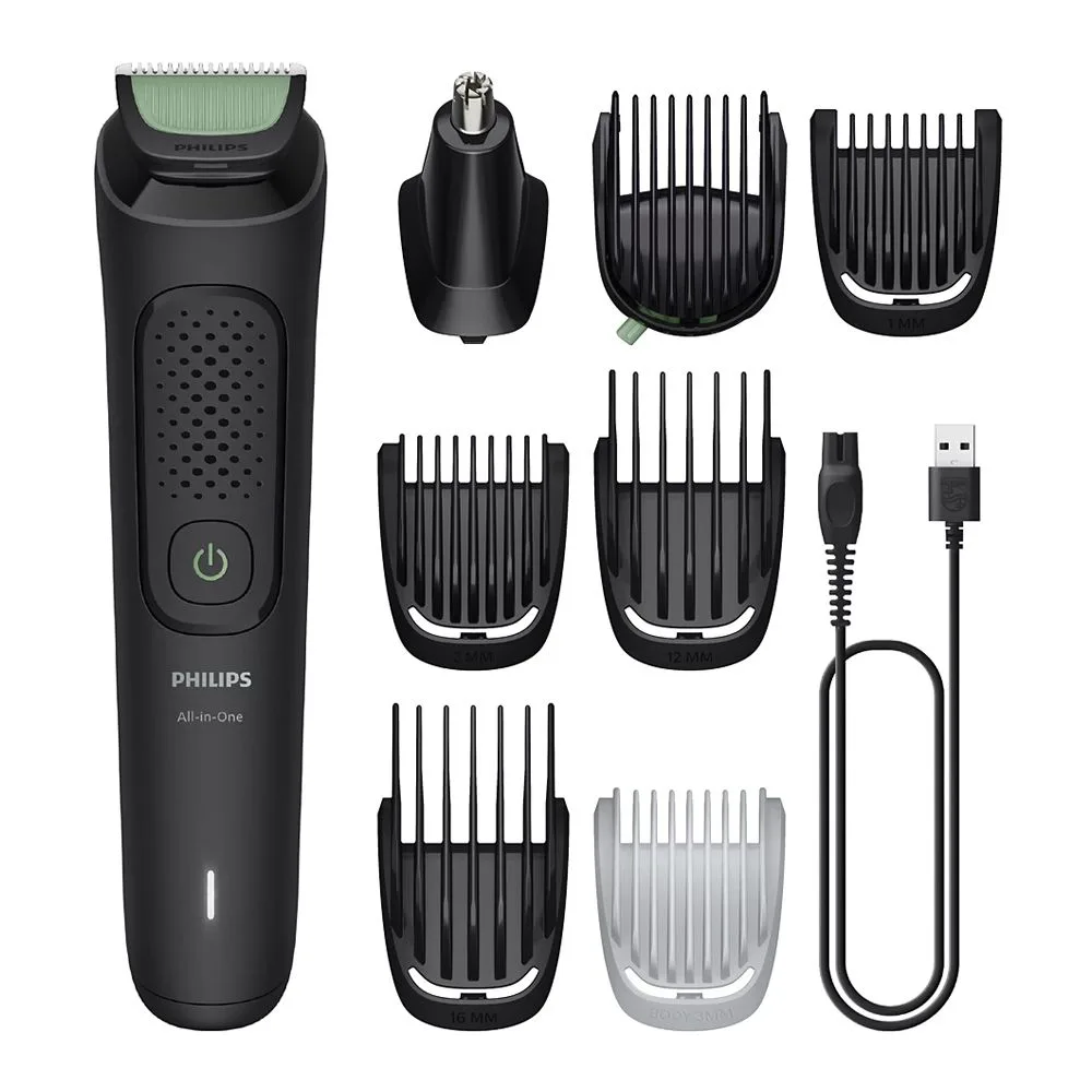 Philips 3000 Series 8 Tools All In One Trimmer, Water Resistant, 70 Minutes Runtime, MG3940/15