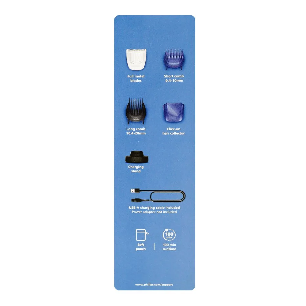 Comfortable casual philips 5000 series beard trimmer, 100 minutes run time, bt-5780/15