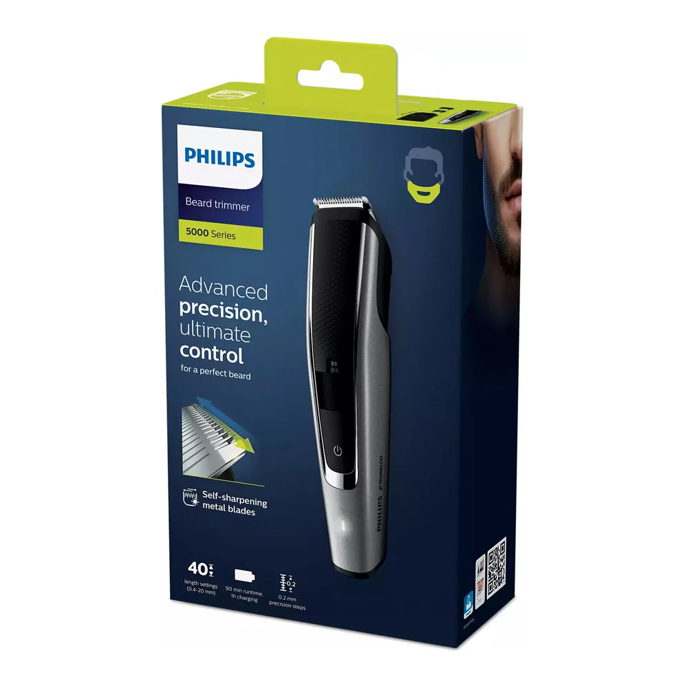 Side view of philips 5000 series beard trimmer, bt-5502/15