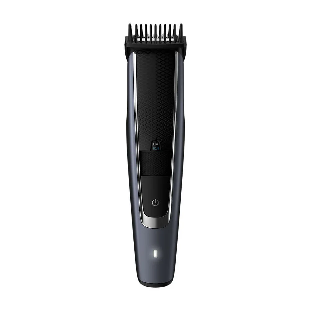 Close-up design of philips 5000 series beard trimmer, bt-5502/15