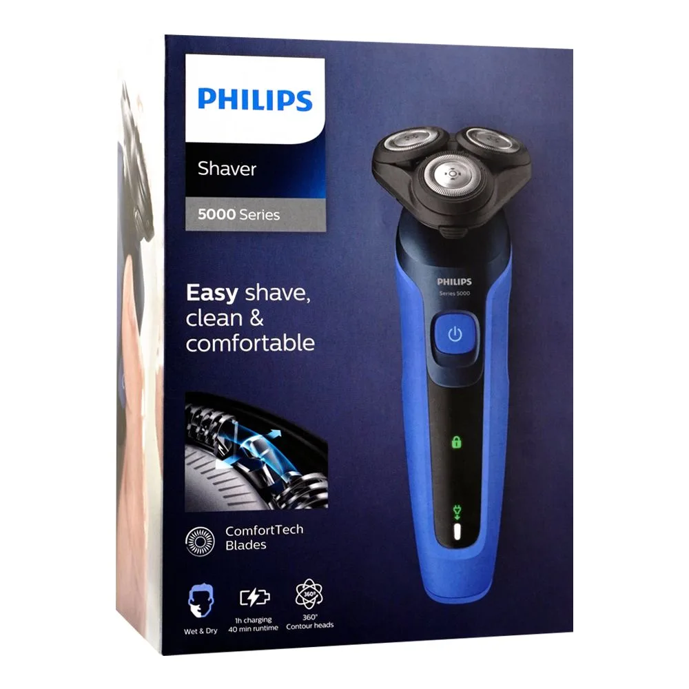 Side view of philips 5000 series electric shaver s5444/03