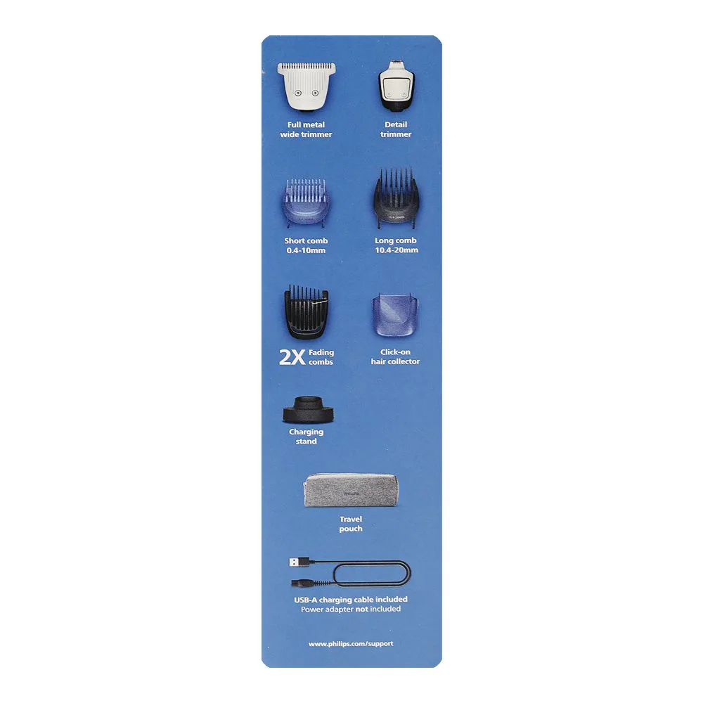 Comfortable casual philips 7000 series beard trimmer, 120 minutes run time, bt-7670/15