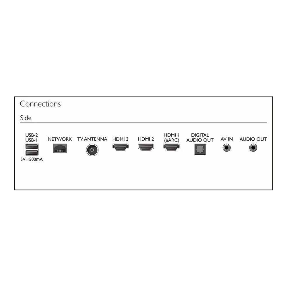 Comfortable casual philips 8100 series 65" 4k ultra hd led google smart tv with hdr10+/hlg, 65pqt8169_98