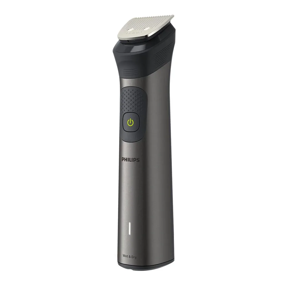 Side view of philips multigroom series 7000 all-in-one trimmer, 13-piece, mg7920/15