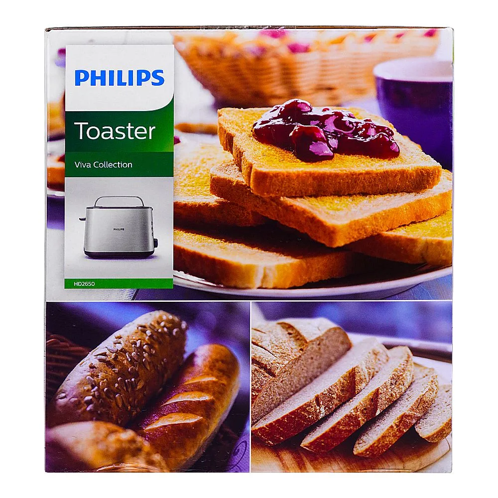 Comfortable casual philips viva collection toaster, extra wide slot, 950w, 8 settings, reheat, hd-2650/91