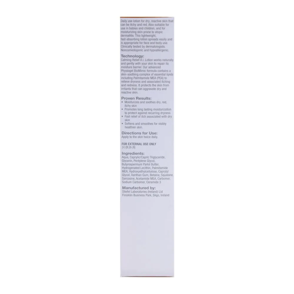 Comfortable casual physiogel calming relief a.i. lotion, dry, irritated and reactive skin, 200ml