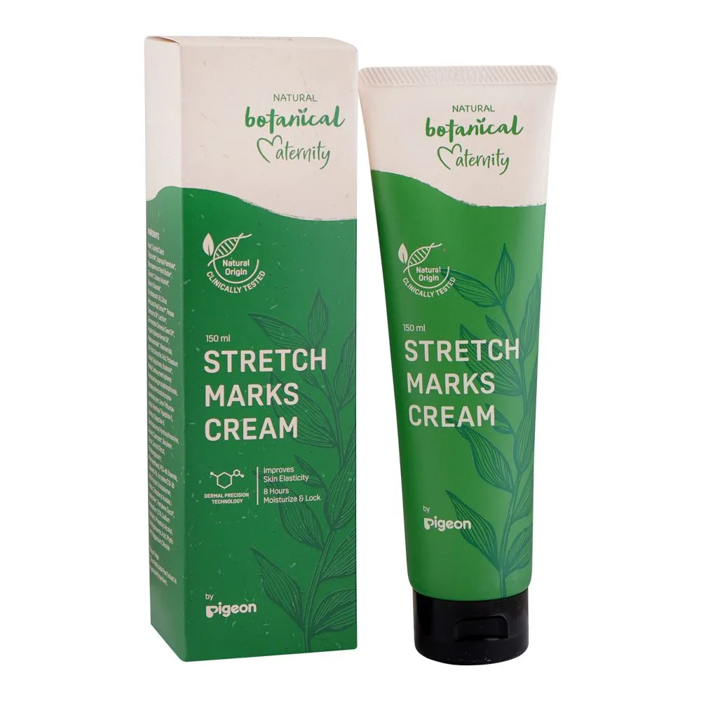 Pigeon Natural Botanical Maternity Stretch Marks Cream, For Sensitive Skin, 150ml, I79893