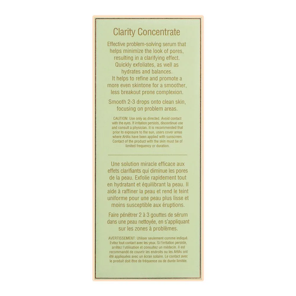 Side view of pixi skintreats clarity concentrate clarifying serum, 30ml