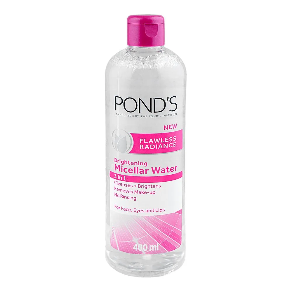 Pond's Flawless Radiance Brightening Micellar Water, For Sensitive Skin, 400ml