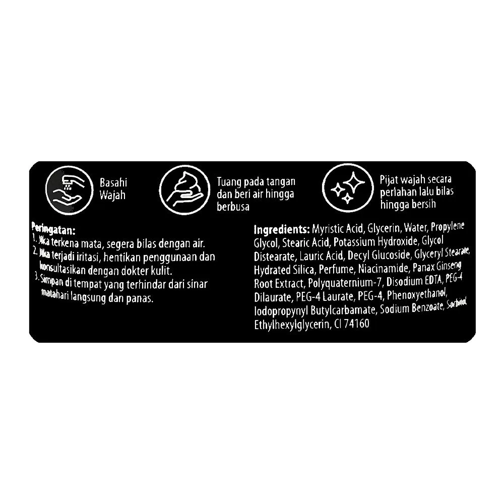 Comfortable casual pond's men bright boost facial scrub, for dark spots, 100ml