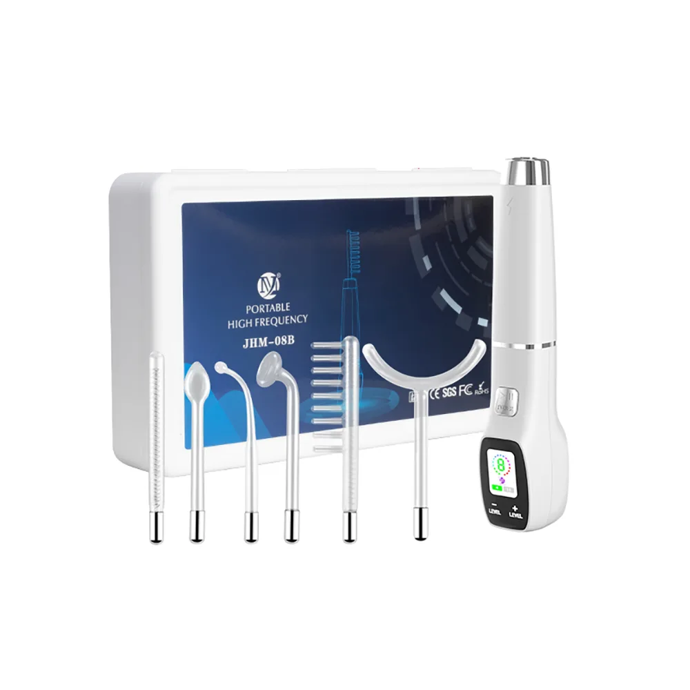 Portable 4-in-1 High Frequency Digital Facial Machine, JHM-08B