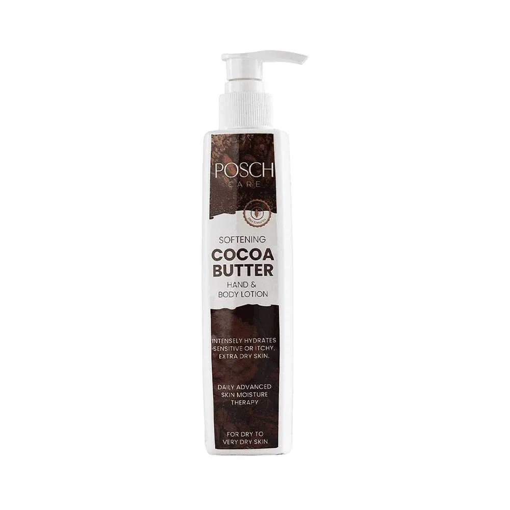 Comfortable casual posch care softening cocoa butter hand & body lotion, for dry to very dry skin, 230ml