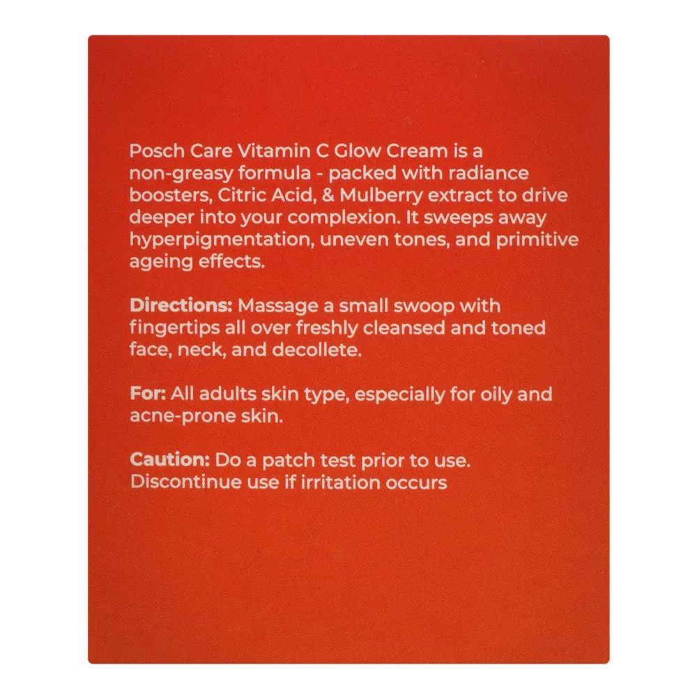 Posch Care Vitamin C Glow Cream, 50gm