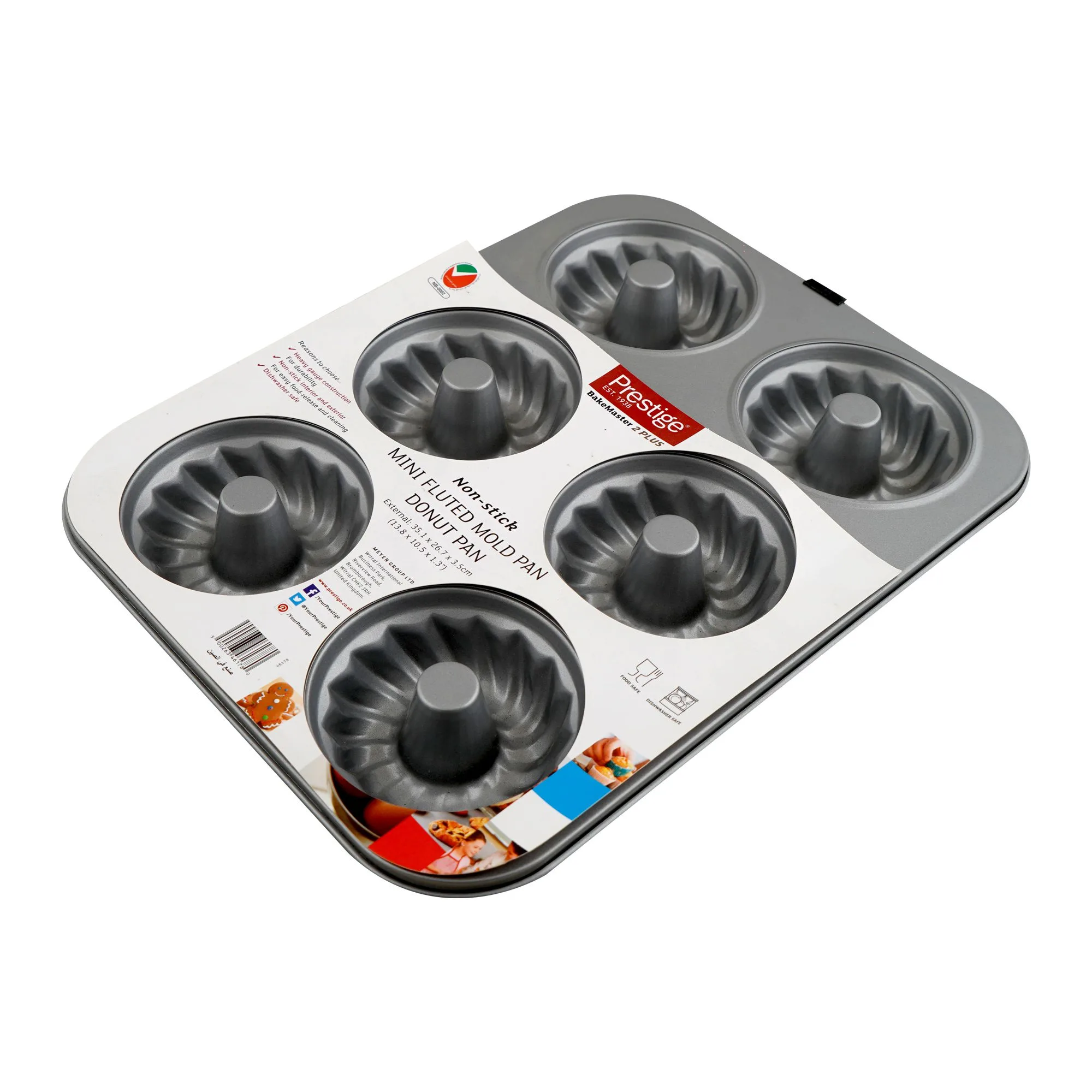 Prestige Mini Fluted Mold Donut Pan