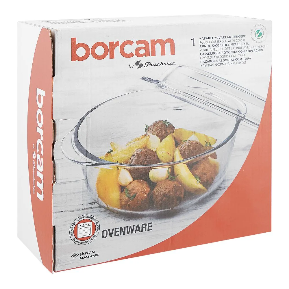 Comfortable casual psb borcam round casserole with cover